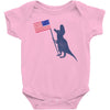 Patriotic T-Rex Baby Bodysuit