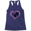 Baby Girl with Heart Any Name Customized Racerback Tank
