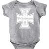 vw volkswagen iron cross Baby Onesie