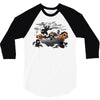 oblivious ninja trick or treat 3/4 Sleeve Shirt