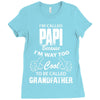 I'm Called Papi Because  I'm Way Too Cool To Be Called Grandfather Ladies Fitted T-Shirt