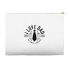 i love dad Accessory Pouches