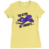 octopi my thoughts Ladies Fitted T-Shirt