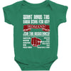 what have the ever done for us? Baby Bodysuit