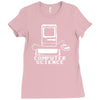 computer science pc nerd gamer zocker shooter funny Ladies Fitted T-Shirt