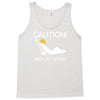 caution men at work Tank Top