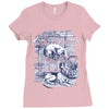 quick brown fox Ladies Fitted T-Shirt