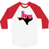 san antonio skyline spurs 3/4 Sleeve Shirt