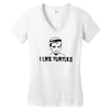 i like turtles t shirt s m l xl 2xl 3xl funny zombie kid humor geeky n Women's V-Neck T-Shirt