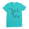 crepy crawly spiders Ladies Fitted T-Shirt