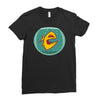 angry goldfish cartoon Ladies Fitted T-Shirt
