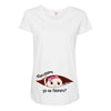 Disculpame Ya Es Febrero? Maternity Scoop Neck T-shirt