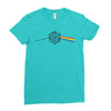 pink floyd parody d20 dungeons and dragons Ladies Fitted T-Shirt