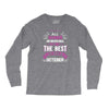 All Women Created Equal But The Best Born In October Long Sleeve Shirts