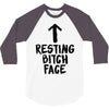 resting bitch face 3/4 Sleeve Shirt