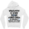 halloween is scary but stomach cancer is deadly spread the word lep sa Zipper Hoodie