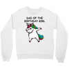 dad of the birthday girl Crewneck Sweatshirt