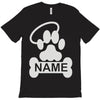 personalized paw halo T-Shirt
