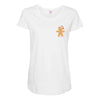 ugly ginger cookies pocket Maternity Scoop Neck T-shirt