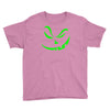 scary pumpkin halloween Youth Tee
