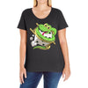 funny snake Ladies Curvy T-Shirt