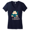 not today (2) Women's V-Neck T-Shirt