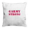 garmy strong Throw Pillow