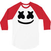 marshmello face 3/4 Sleeve Shirt