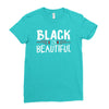 black is beautiful Ladies Fitted T-Shirt