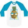 pineapple sunbathe 3/4 Sleeve Shirt