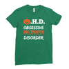obsessive halloween disorder Ladies Fitted T-Shirt