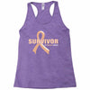 Survivor Of Uterine Cancer Racerback Tank