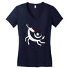 flying rudolph Women's V-Neck T-Shirt