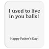 dad balls greeting Mousepad