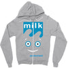 blur milk coffee and tv rock music band Zipper Hoodie