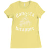 gangsta wrapper Ladies Fitted T-Shirt