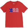 american freedom flag V-Neck Tee