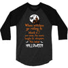 witches halloween 3/4 Sleeve Shirt