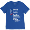 in the garage working on my honda V-Neck Tee