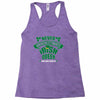 never underesmate irish queen Racerback Tank