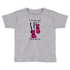 i run like a girl try to keep up Toddler T-shirt
