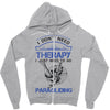 I Don't Need Therapy Just to Go Paragliding Zipper Hoodie