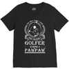 Golfer Pawpaw V-Neck Tee