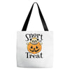halloween pug Tote Bags