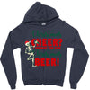 christmas cheer i thought you said christmas beer Zipper Hoodie