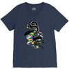 many colors  snake V-Neck Tee