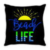 beach life Throw Pillow