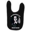 on wednesdays we wear black Baby Bibs