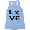 love hairstylist Racerback Tank