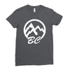 bc mountains british col Ladies Fitted T-Shirt